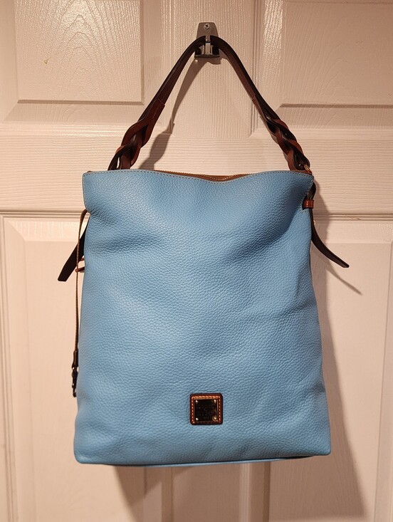 Dooney & Bourke Handbags - Dooney and Bourke Pebbled Leather Large Shlouder Bag Satchel